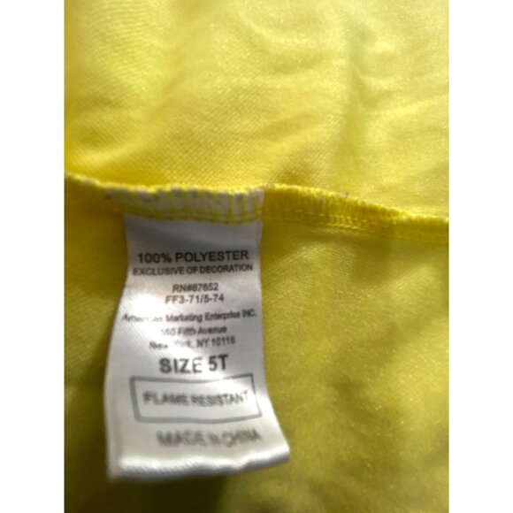 Disney Princess Toddler Girls Night Gown Snow White Blue/Yellow/Red Size 5T - Picture 5 of 6